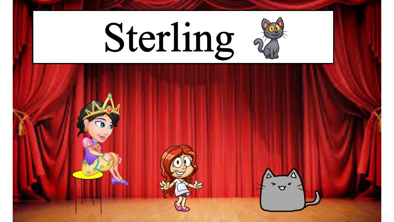 sterling competes in the show