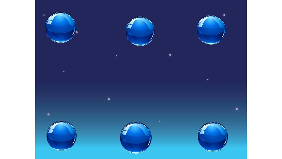 blue space ball
