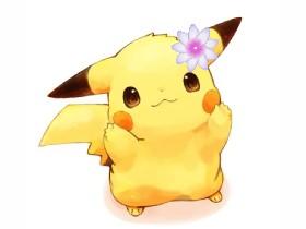 Flower Pikachu ❤️💛❤️