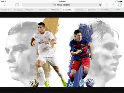 Love Messi and Ronaldo