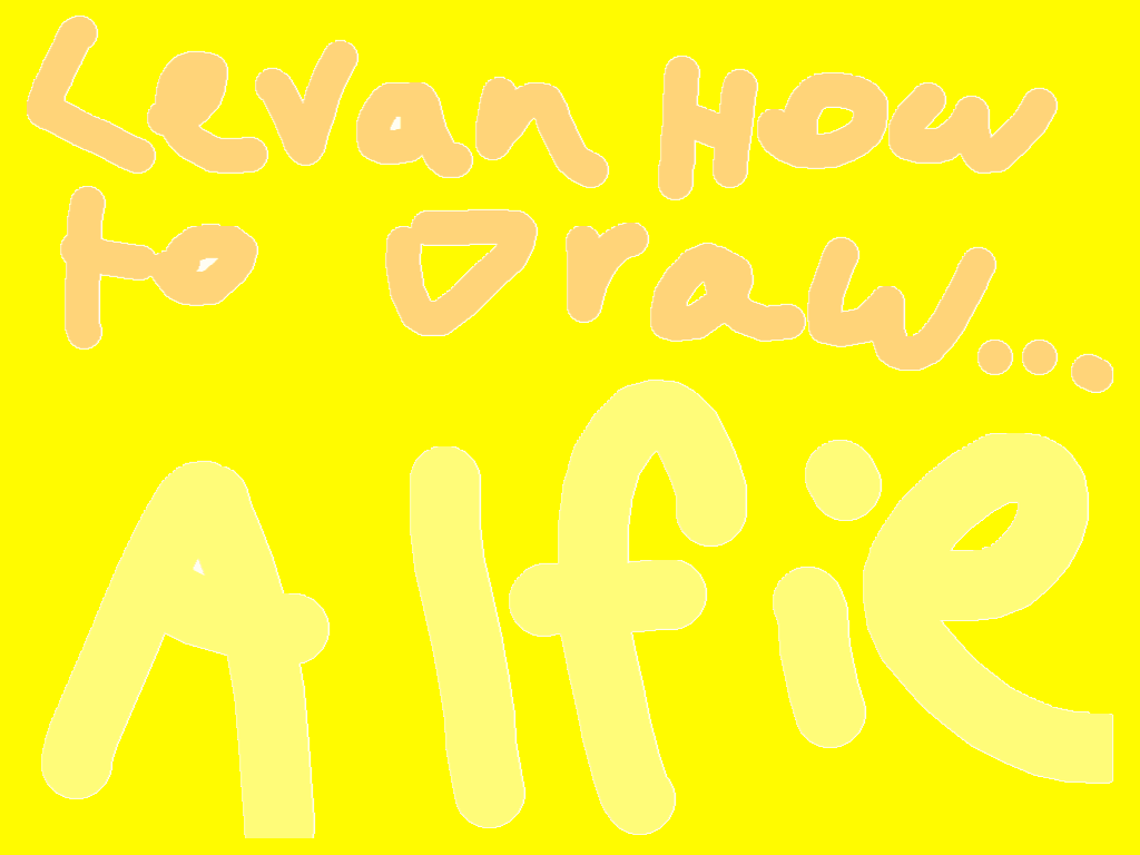 Learn To Draw Alfie