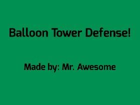 Balloon Tower Defense