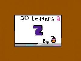 3D Letters N-Z