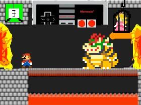 Super Mario Bowser battle  1