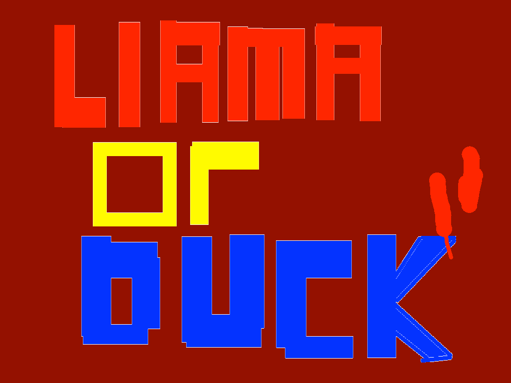 whAt iS iT laMa or Duck!