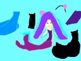 Dressup Purple-haired Mermaid