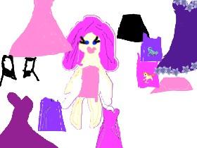 Dressup Pink haired Girl