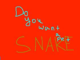 Pet snake! 1
