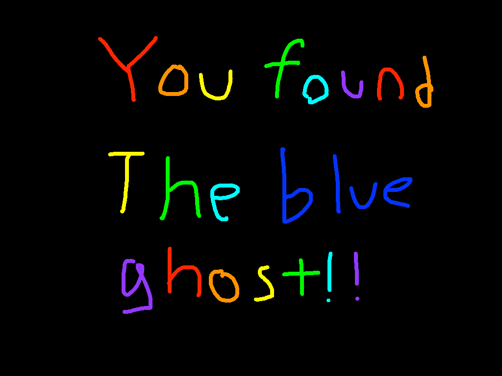 Find the blue ghost!