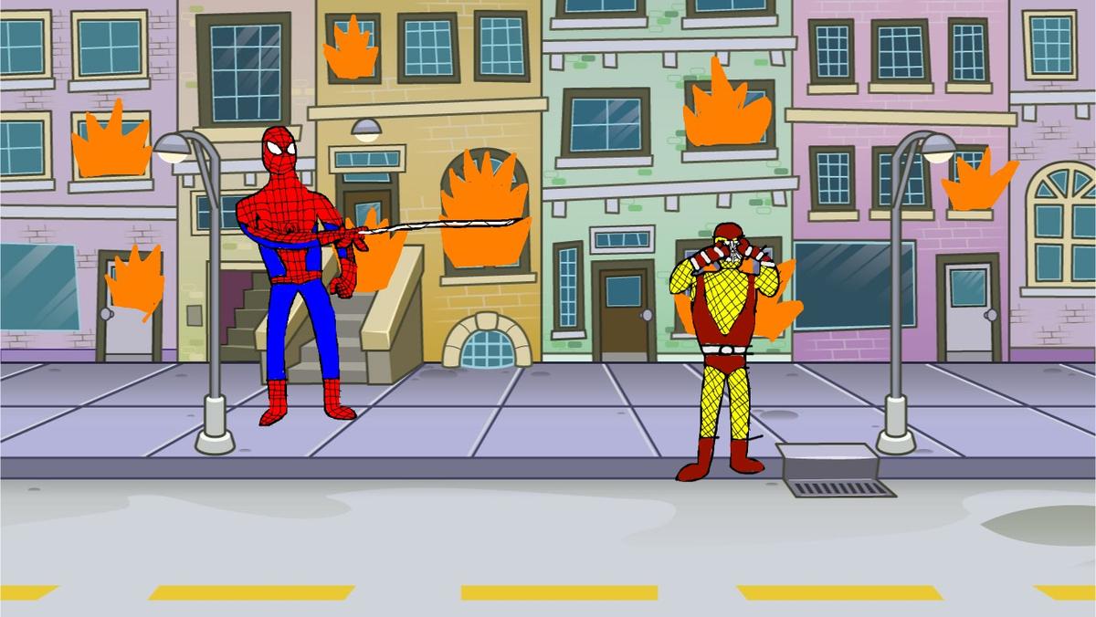 Spiderman vs The Shocker