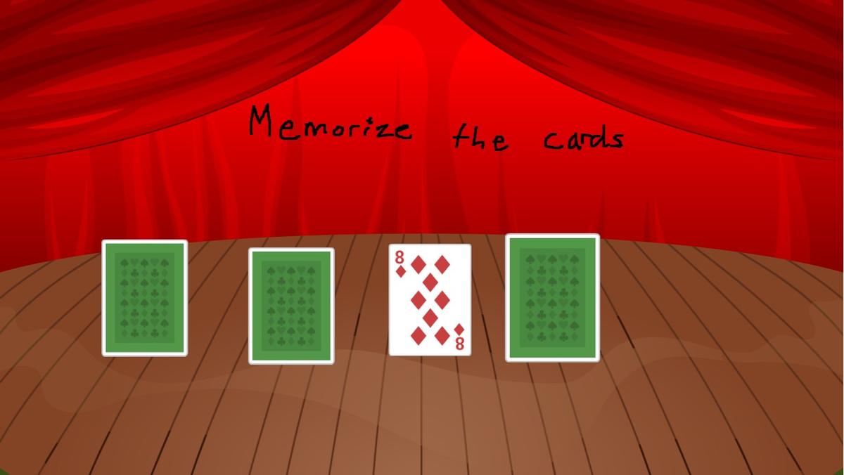 memorize the cards