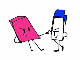 PEN and ERASER from BFDI!!!!
