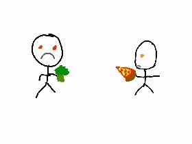 brocili vs pizza