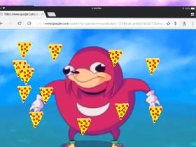 EAT ALL PIZZA WITH UGAnda KNUckles! 1
