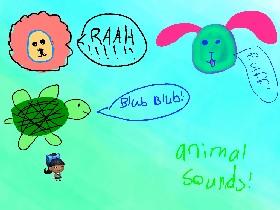 learning animals sounds