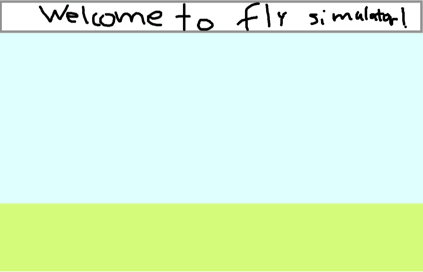 flying sim(works!)