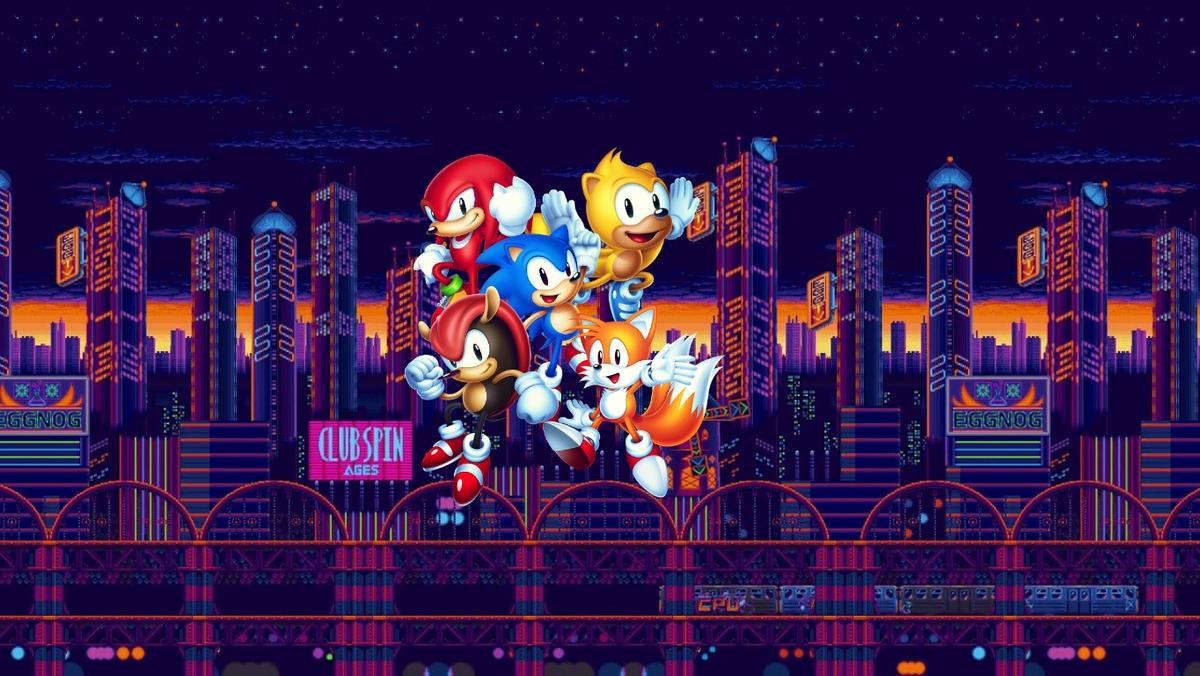 Sonic Mania Bounce (press up)