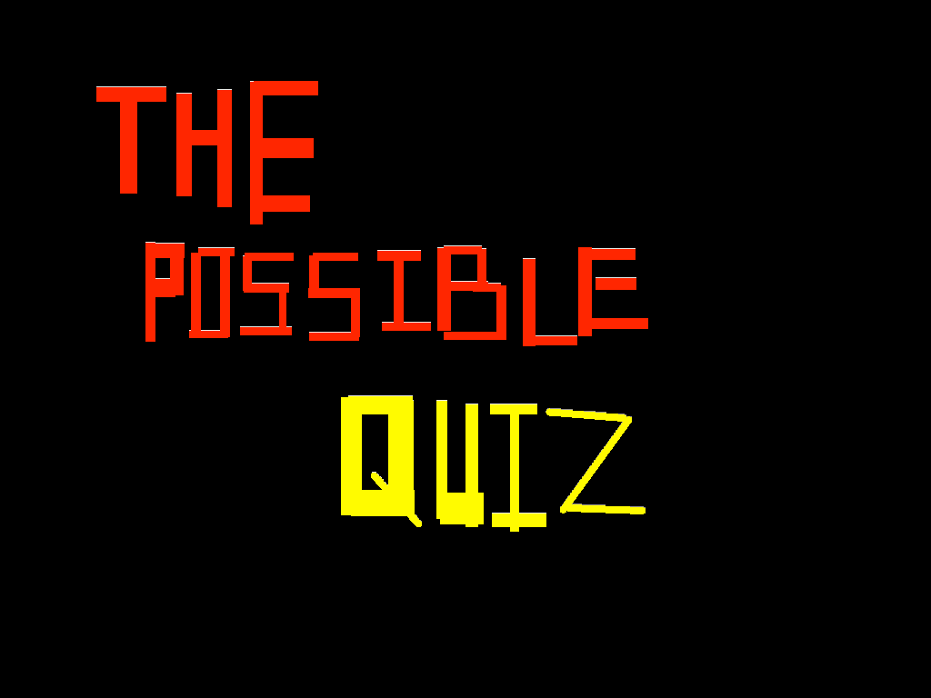 The Posible Quiz  (Beta)