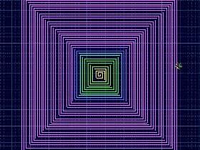 Spiral squares