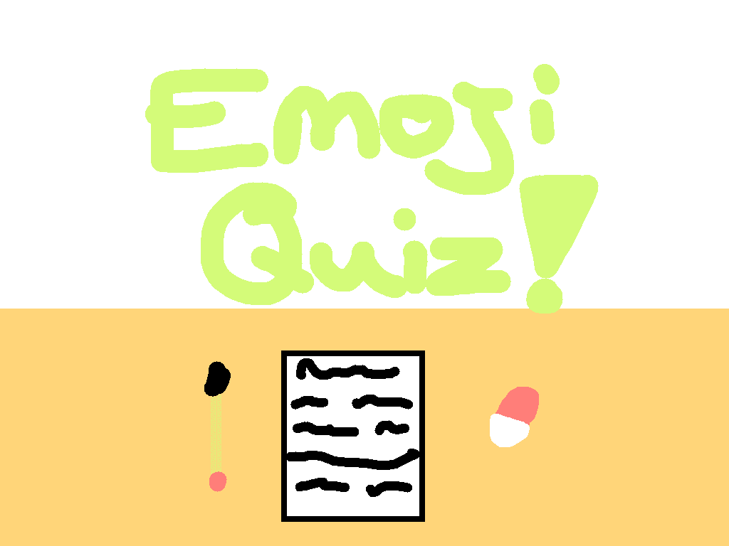 Emoji quiz:on random 1