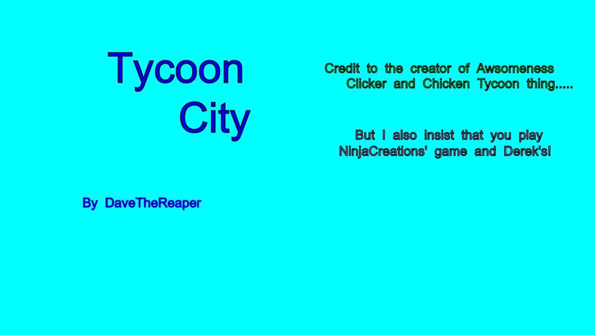 Tycoon City Alpha 3