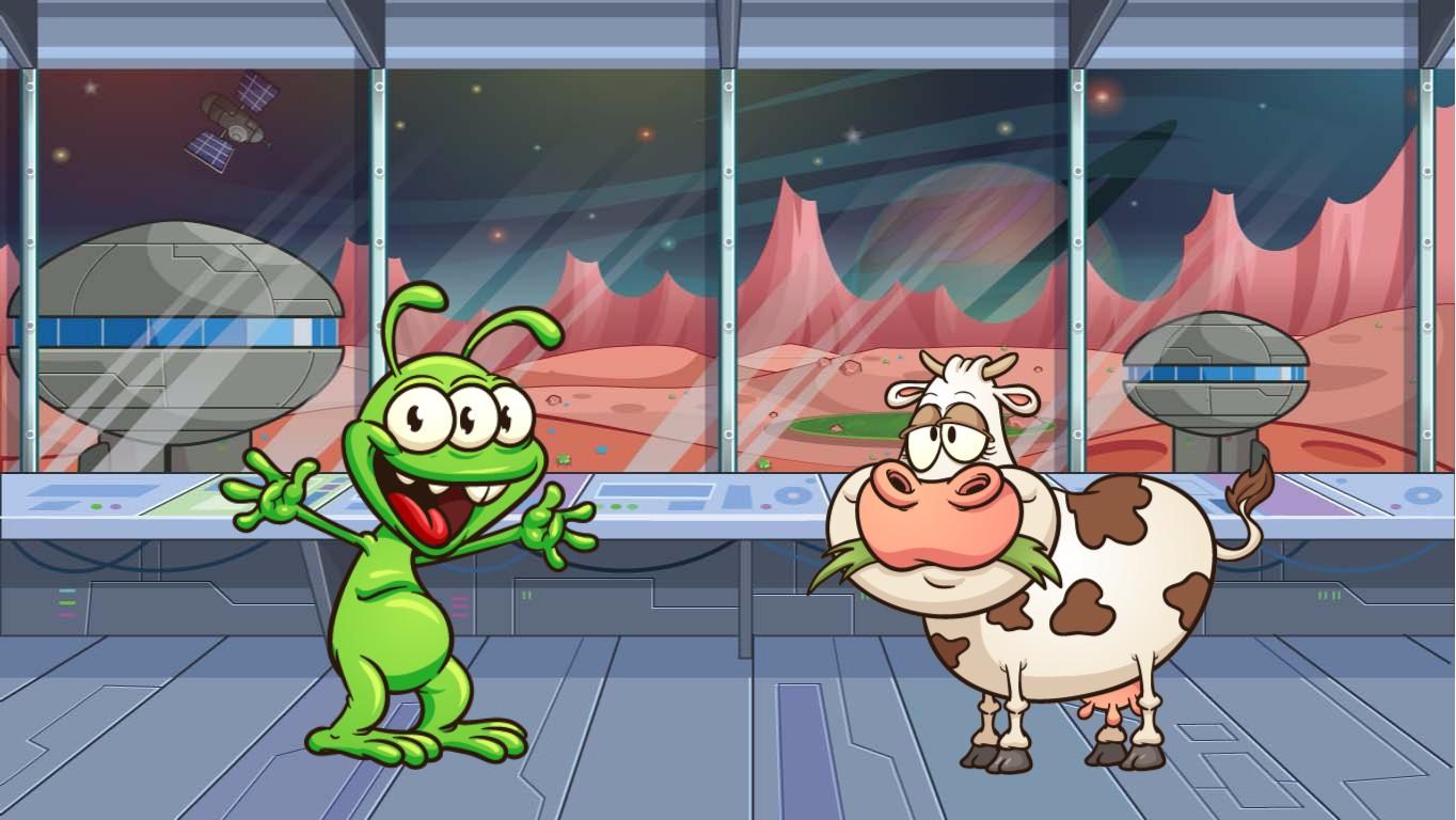 Alien and Cow Joke SAMPLE