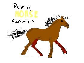 Running horse animation🐎❤️