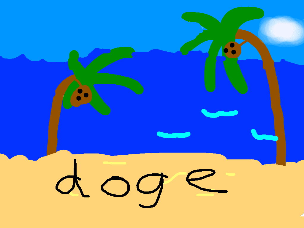 Pineapple Animation beach doge