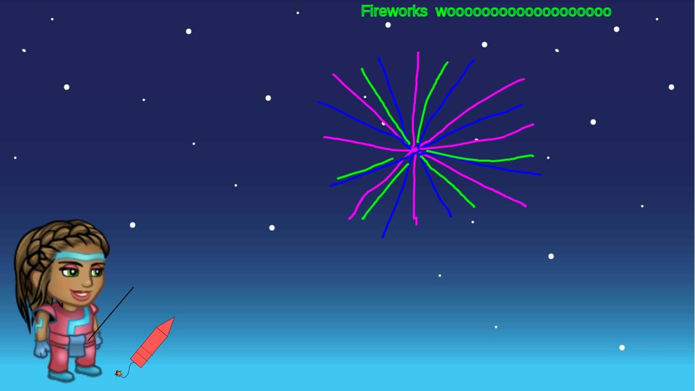 Code-A-Thon Week 1 - Fireworks Celebration