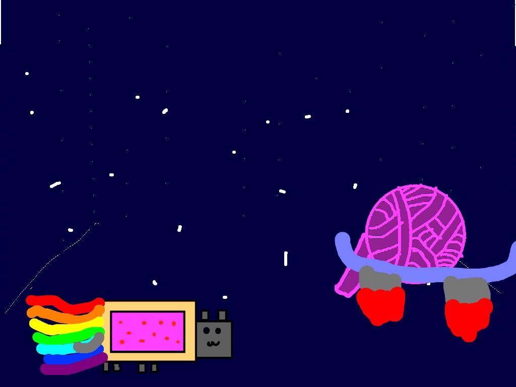 Nyan cat space game