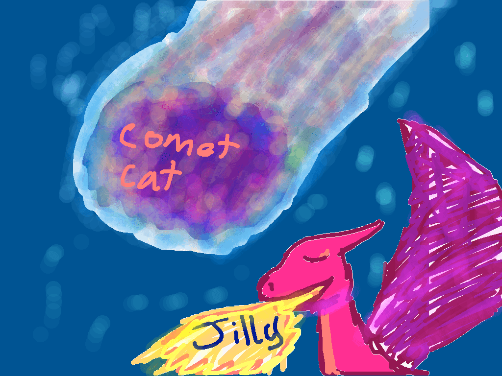 To Comet cat!