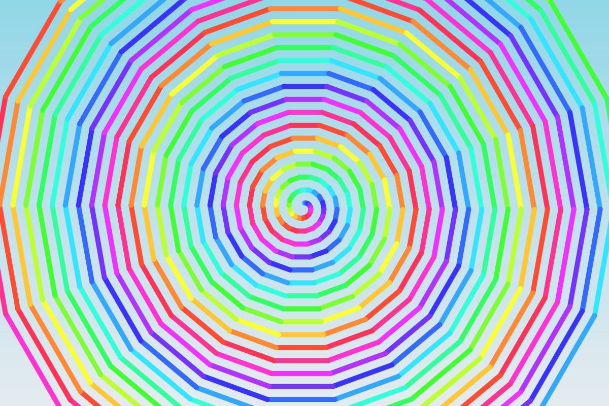 Rainbow spirale