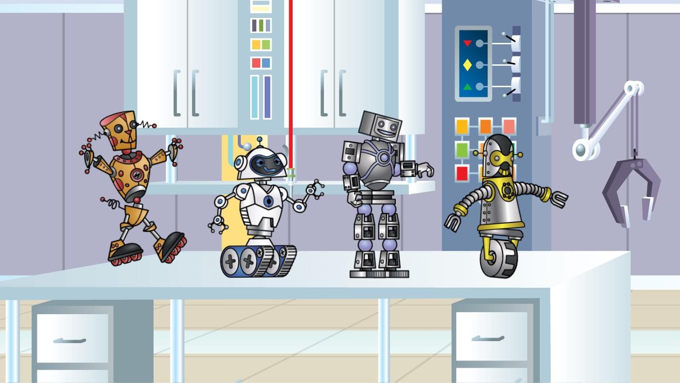 Fun robot dance party!