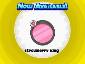Strawberry Icing Button A