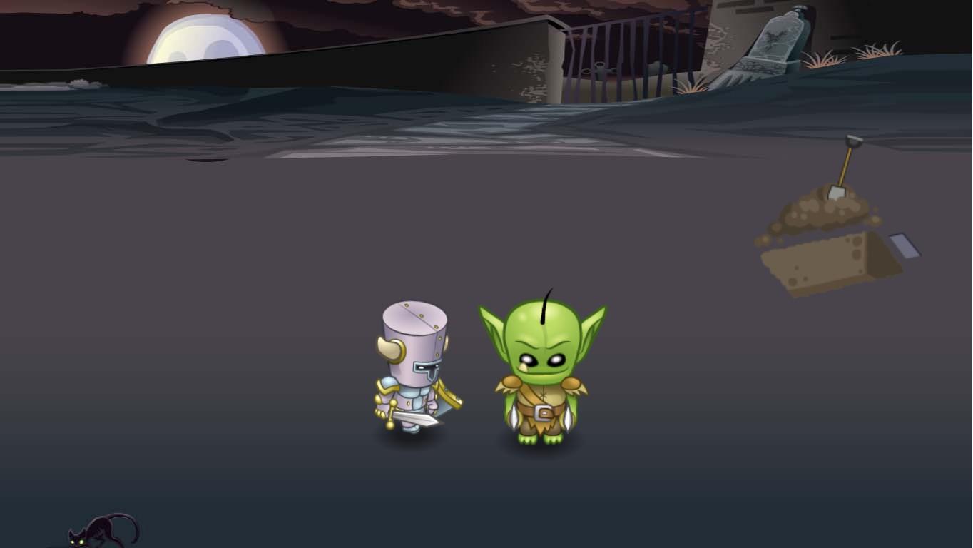 Goblin and knight