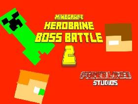 minecraft herobrine boss battle 2 1