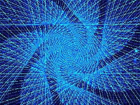 Spiral Triangles BLUE EDITION