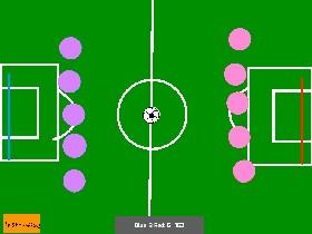 2 player soccer game Pink vs Purple 1