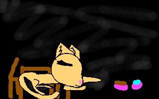 sleeping cat animation