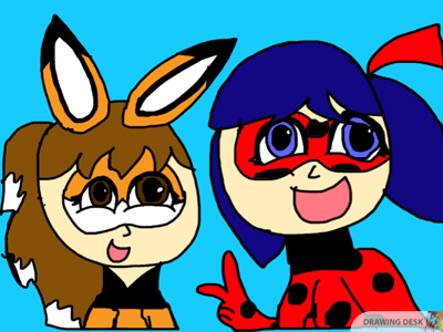 Rena Rouge and Ladybug Miraculous