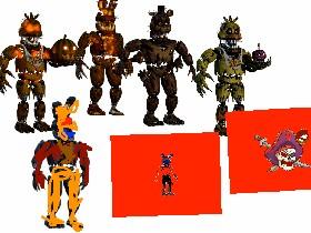 all the character in fnaf 4 1 1