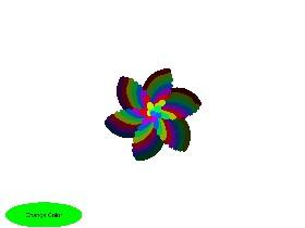 Rainbow Flower Effect 1