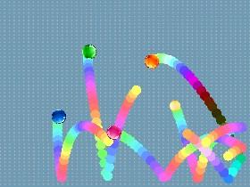 rainbow falling pen by:Quailks Feather