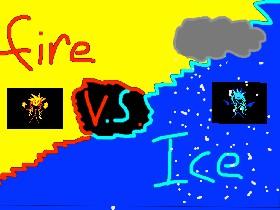 1-2 player ice vs fire NEW 1 1