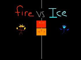 1-2 player ice vs fire KO