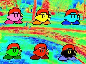Rainbow Kirbys