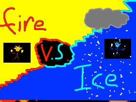 1-2 player ice vs fire NEW 1