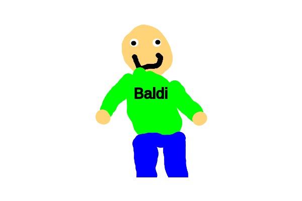 Baldi (press up arrow)