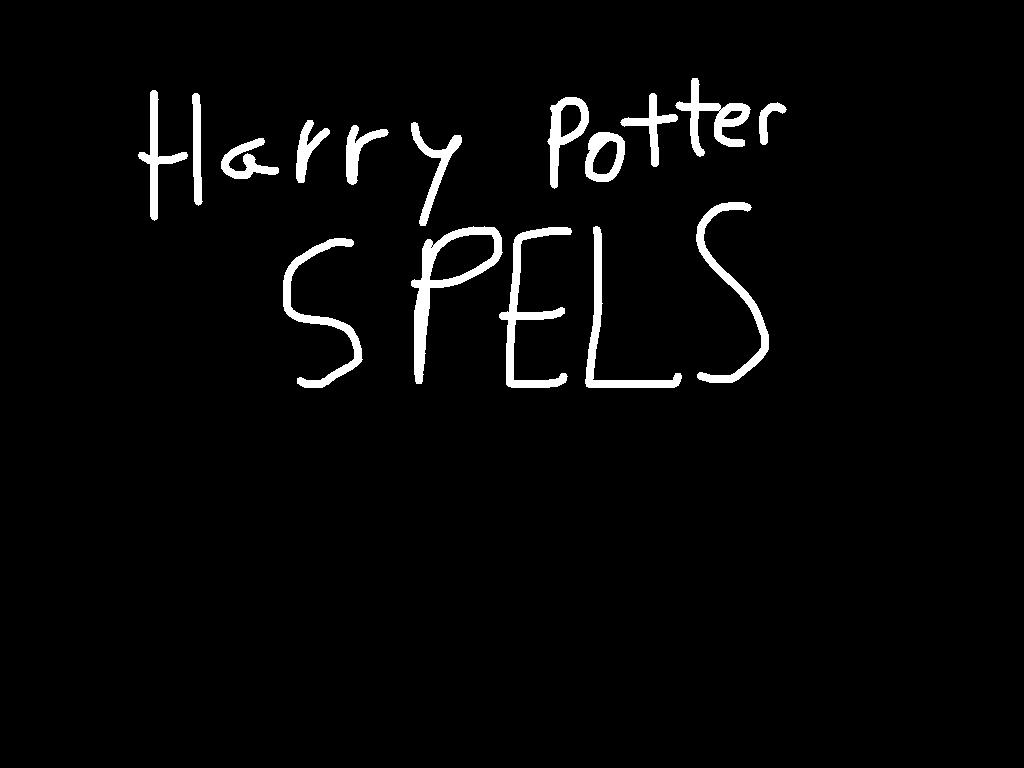 The spells of Harry Potter