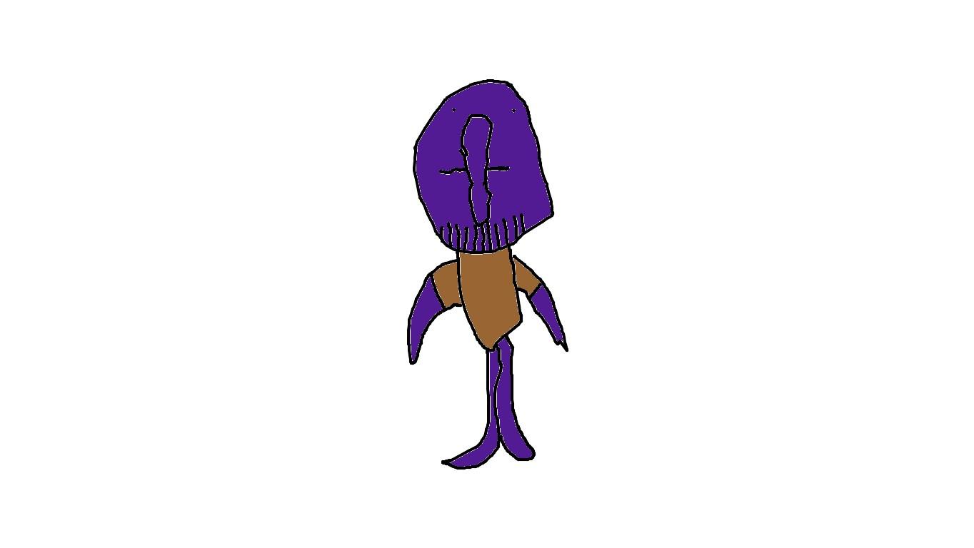 A Mix of Squidward and Thanos